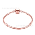 Hot selling classic rose gold-square buckle