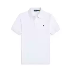 European Size Rl Summer Polo Shirt Men's Short-Sleeve T-Shirt with Turn-Down Collar, Solid Color, Small Horse Embroidery, Casual Wear, Cross-Border Thin Style