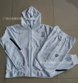 2526 long drawstring hoodie, off-white