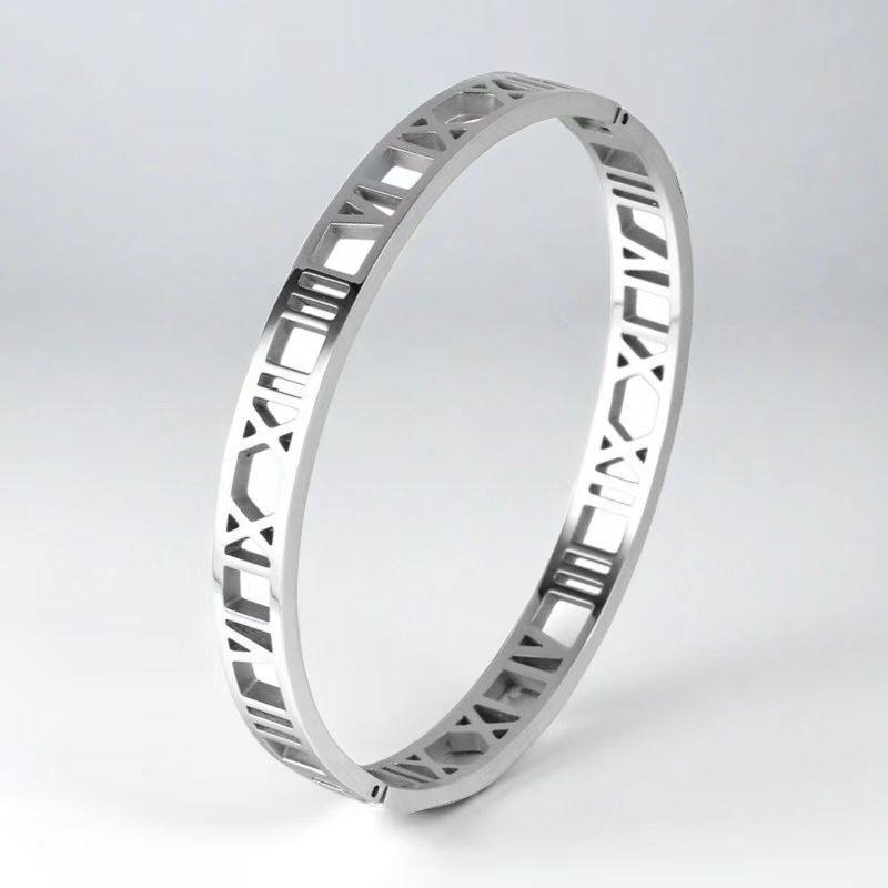 钛钢手镯女生高级感小众满天星不掉色镶钻精致排钻ins风满钻手环