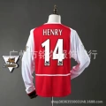 0204 Arsenal home long sleeved size 14
