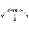 Chair Legs Swivel Chair Accessories Computer Chair Foot Electroplated Hardware American Computer Desk Chair Bottom Steel Five-Star Tripod