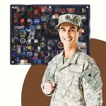 Nylon Waterproof Velcro Storage Board Can Be Customized with Logo Badge Military Fan Stamp Hanging Cloth Can Store Display Panel