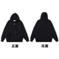 27 black of hooded sweatshirt