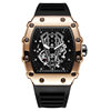 Foreign trade watch large dial men's quartz watch waterproof sports watch square Men's Watch luminous watch men's wholesale