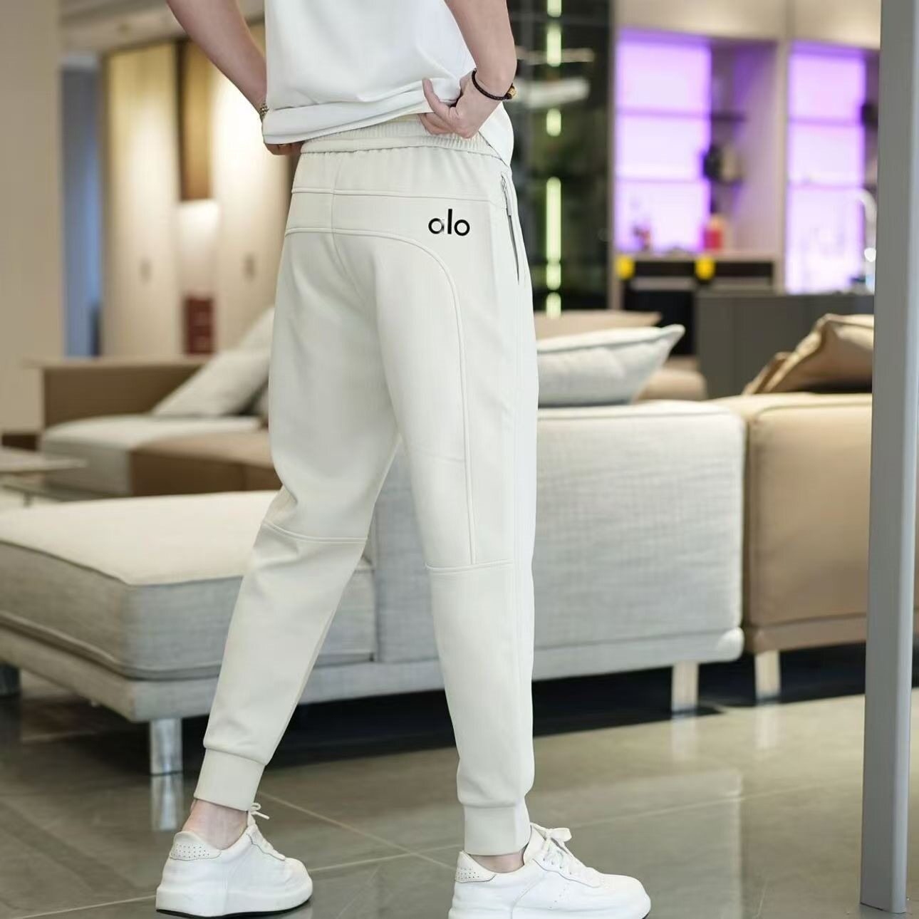 2025秋季新款裤子男士是潮流修身百搭运动休闲裤塔里小脚裤透气裤