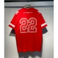 Double yarn jersey no. 22 red