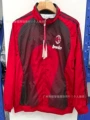 Red and black ac retro embroidered heavyweight