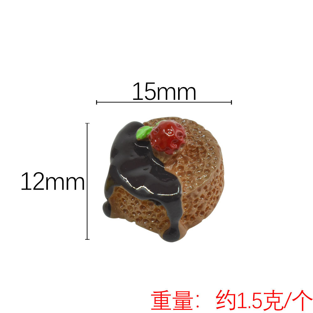仿真食玩蛋糕树脂diy配件小摆件奶油胶配饰过家家玩具滴胶手机壳