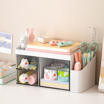 T3288 Stationery Organizer Desktop Storage Box Drawer-Style Organizer for Children's Hair Accessories and Pen Holder on the Desk