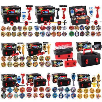 Manufacturer Cross-Border 12 Burst Gyro Attack Sets with Two-Way Launcher Battle Gyro Tool Box Gift