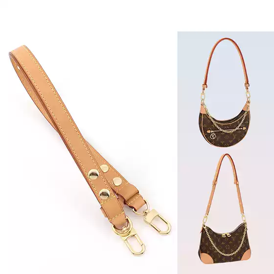 For LV pea bag Crescent bag loop original shoulder strap replacement croissant adjustable cowhide backpack strap accessories