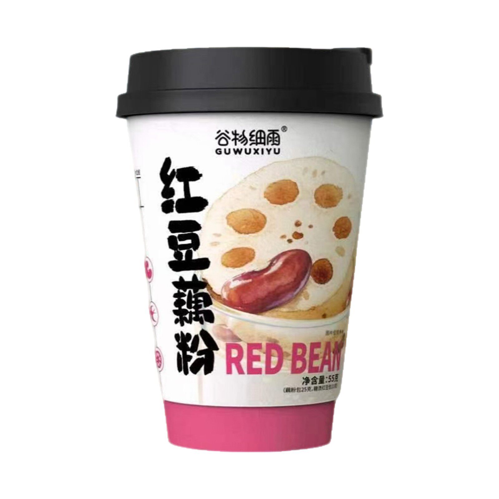 Cereal, Fine Rain, Nuts, Lotus Root Powder, Fruit Lotus Root Powder, Red Bean Lotus Root Powder, Cup-Packed Instant Trendy Leisure Drink for Breakfast