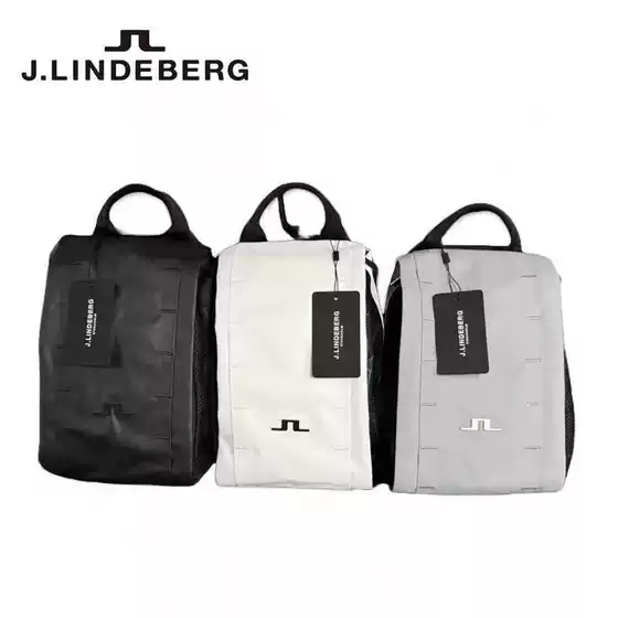 New 24 Golf Shoe Bag Handbag Storage Bag Portable Large Capacity Leather Mesh Bag Breathable and Simple