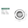 Sink Filter Kitchen Supplies Stainless Steel Metal Slag Separator Funnel Tool Sewer Drain Outlet Anti-Blocking Floor Drain