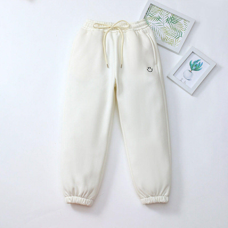 Thick Fleece-lined Kids' Pants, Winter Warm Girls' Trousers, Toddler Sports Pants