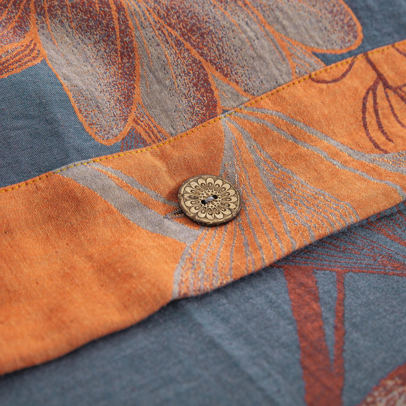 Class A cotton double-layer yarn four-piece cotton autumn and winter bed sheet quilt cover four seasons simple wedding bedding naked sleeping