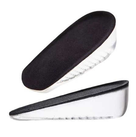 Inner Heightened Insoles for Women's Martin Boots Non-Odor Deodorant Breathable Comfortable Men's Silicone Half-Pad Boost Invisible Pad