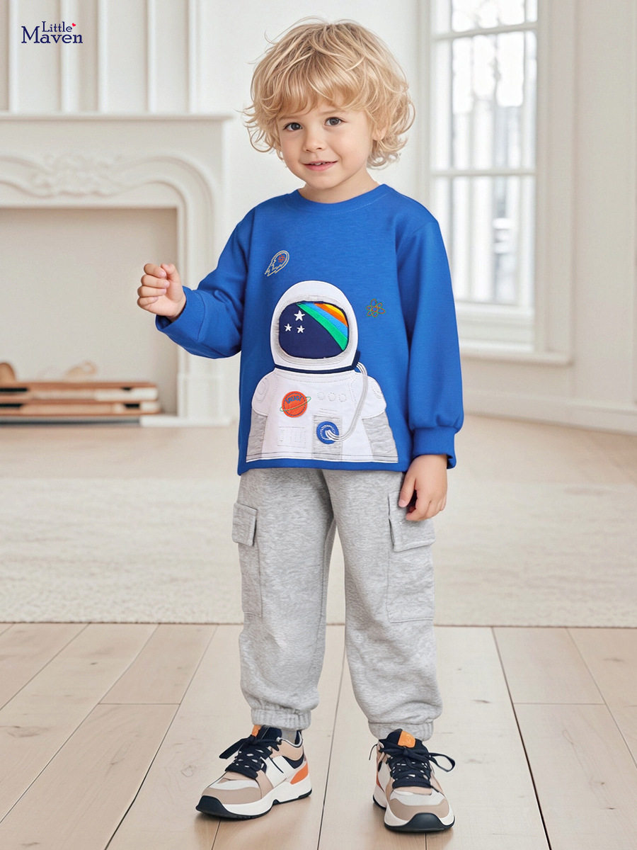Source Factory Kids' Clothing Wholesale, Autumn Cartoon Boys' Hoodie, Kids' Top