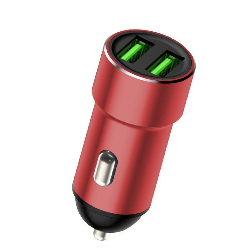 Lezang 3.4 Car Charger Mini Dual USB Interface Fast Charging Suitable for 12V24V Model Hot-Selling Car Charger