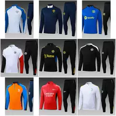 2526 New Model Ajax Arsenal Barcelona Chelsea Football Team Casual Sports Commuting Half-Zip Football Jersey
