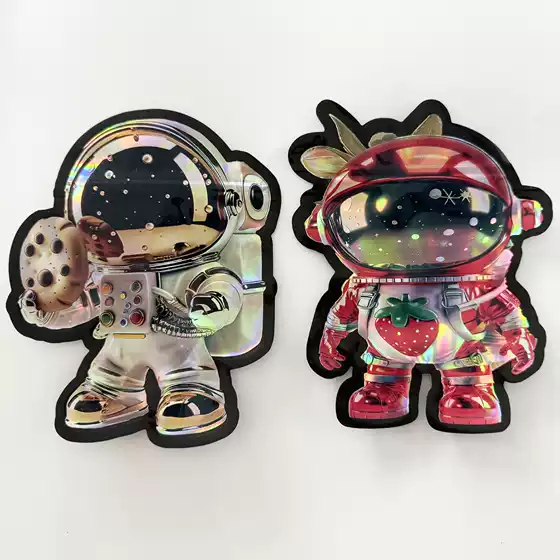 3.5G packaging bag special-shaped bag special-shaped bag self-sealing bag in stock 1 g-3.5g laser candy cross-border foreign trade
