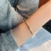 Bamboo Open Bracelet Women's 2022 New Fashion Niche Bracelet Temperament Simple Student Girlfriend Internet Celebrity Hand Jewelry