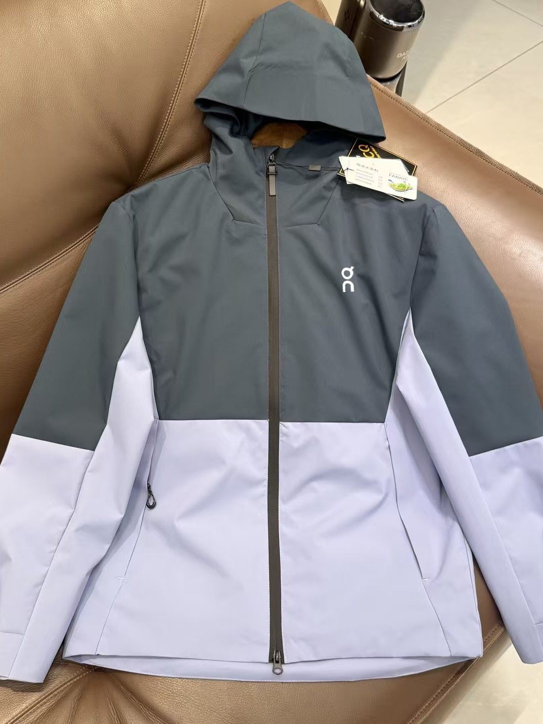 Onapa Jacket Spliced Hooded Windproof Zipper Outdoor Sports Casual Jacket Dropshipping