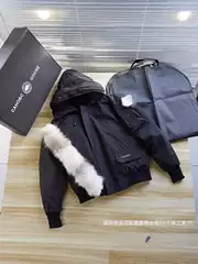 Winter Pure Original 01 down Jacket, Same Style as Putin's Canadian Pilot Jacket, Unisex, White Duck Down, Cold-Proof, Hooded