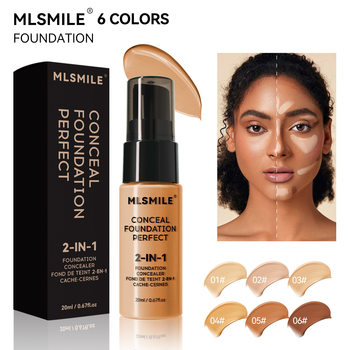 Cross-Border Hot Selling Moisturizing Foundation Foundation Cream Conceals Acne Marks to Cover Dark Circles Long-Lasting Waterproof Foundation Wholesale