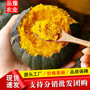 Authentic Baby Pumpkin Chestnut Taste, Powdery, Glutinous and Sweet, Fresh Vegetables 3kg 5kg 4.5kg Pieces in a Gift Box for Drop Shipping