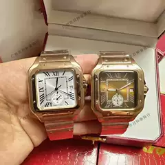 2025 Foreign Trade Shandushi Dumont Cheetah Series Fully Automatic Mechanical Watch Steel Strip Multi functional Men's Watch Foreign Trade