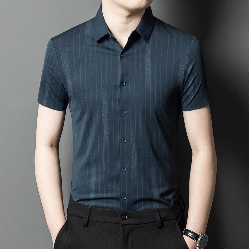 Áo Sơ Mi Nam Ngắn Tay Hàng Mùa Hè Phong Cách Trẻ Trung