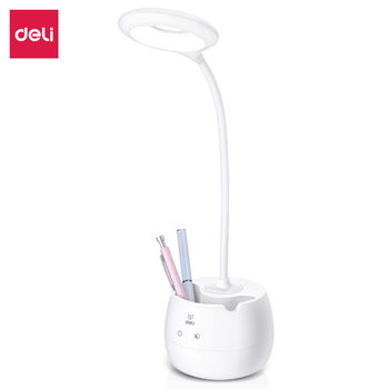 Deli 4326_Led Pen Holder Table Lamp with Pen Holder Creative Table Lamp 3-Level Adjustable Can Be Used as a Night Light Factory Supply