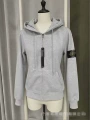 Light gray zipper