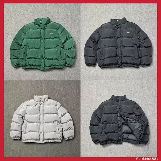 Croteiz American Street Style Cotton Jacket with Correct Version Small Logo Embroidery Ins Trendy Winter Thickened Warm Coat