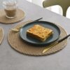 Cross-border Linen Cotton Rope Braided Heat Insulation Mat Anti-scalding Dining Mat Pot Mat Dining Plate Mat Dining Table Mat Vegetable Mat Bowl Household Coaster