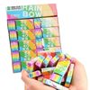 Color rainbow eraser wholesale wipe clean not to drop primary school students learning supplies kindergarten opening prizes