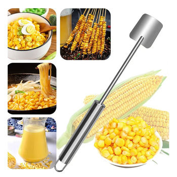 Stainless Steel Corn Shovel, New Corn Thresher, Corn Peeler, Corn Peeler, Kitchen Gadget