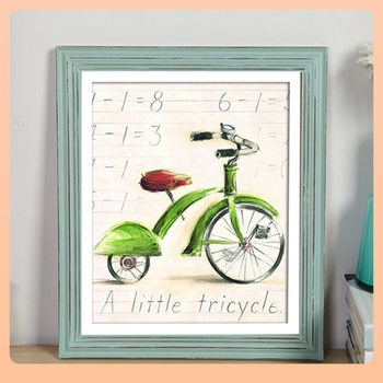 ⇖ Retro Photo Frame Solid Wood Antique Distressed European and American Style Photo Album Frame 57inch Kidsren's Photo Studio Wedding Photography Photos