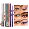 LANGMANNI new 12-color single eyeliner glue pen cross-border for full hosting temu rotating eyeliner pen