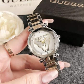 New Niche Light Luxury Rhombus Mirror Diamond Scale Women's Large Dial High-End Waterproof Quartz Fashion Watch
