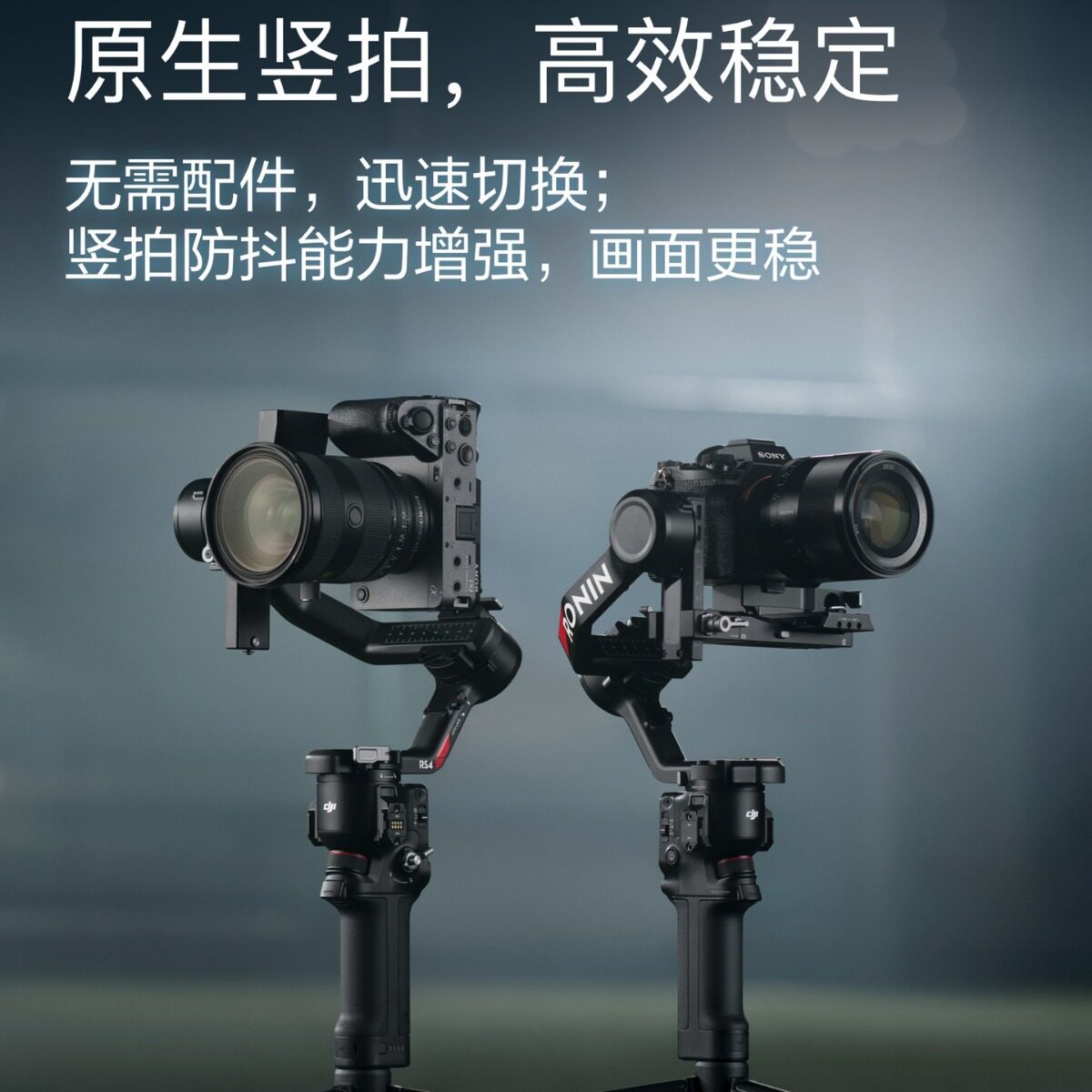 DJI RS4 new professional handheld gimbal stabilizer SLR mobile phone gimbal