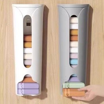 Household Lazy Underwear Socks Storage Artifact Underwear Storage Box Wall Hanging Withdrawable Punch-Free Socks Tidy Box