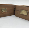 [Retro Edition] in stock Wholesale Black Walnut Wooden Double Watch Storage Box Watch Box Couple Watch Box