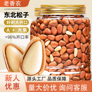 Old Farmer's Hand-Peeled Northeastern Pine Nuts, Large Open-Shell Red Pine Nuts, Bulk Specialty Dried Fruit Snacks Wholesale
