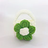 Finished Crochet Yarn Earphone Case Camellia Creative Couple Protective Cover Airpods2Pro Wallet