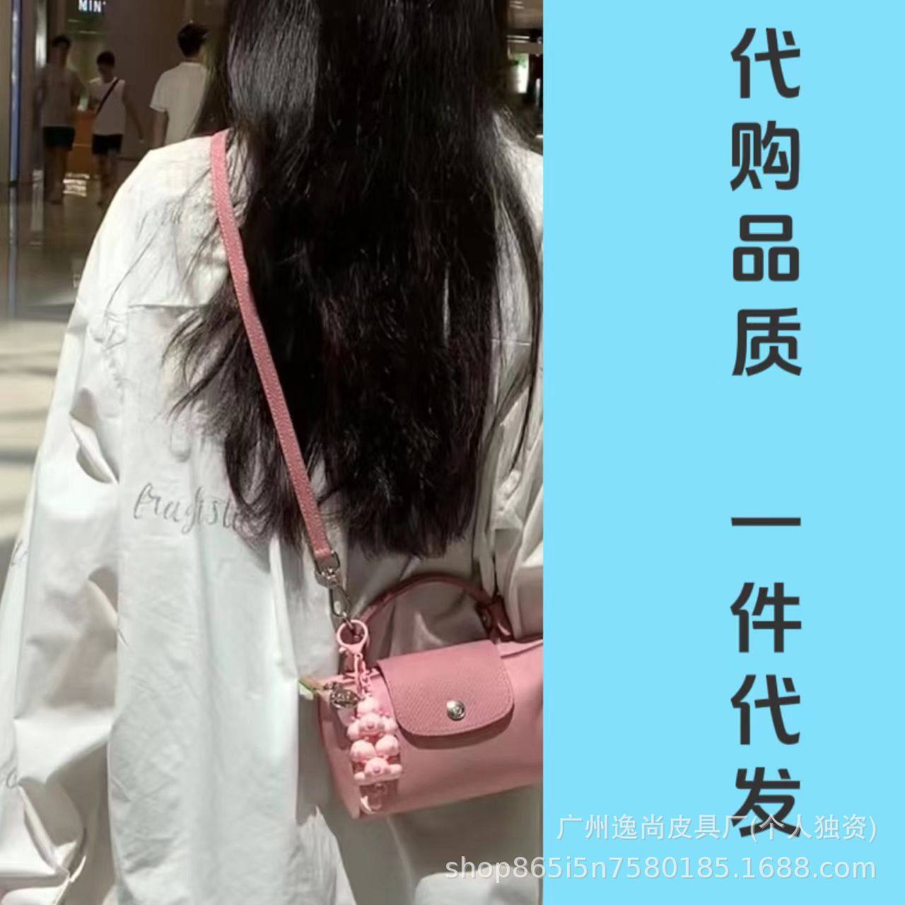 French High-Quality Longxiang Bag Mini Dumpling Bag Versatile Lightweight Handbag Shoulder Bag Crossbody Bag Mobile Phone Bag Wallet