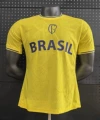 Corinthians pre-match training uniform yellow players