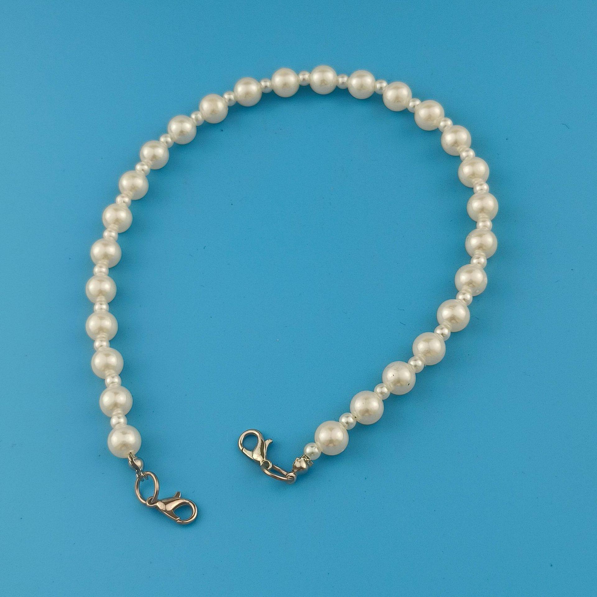 15-60cm Double-ended Buckle Pearl Bag Chain Mobile Phone Chain Bracelet Cross-border Export Jewelry Wholesale